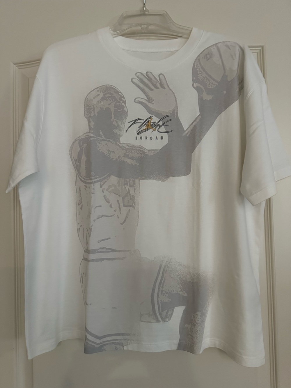 Women's White Michael Jordan Graphic T-Shirt